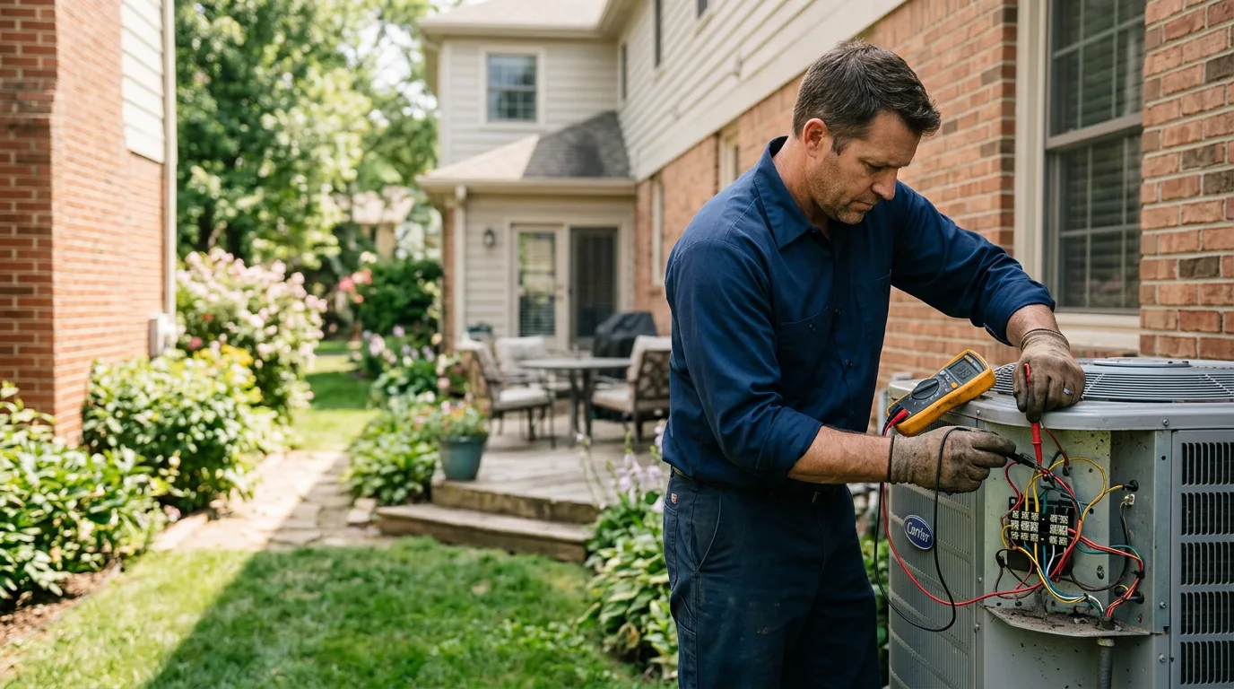 HVAC technician working near Rich Hill, MO